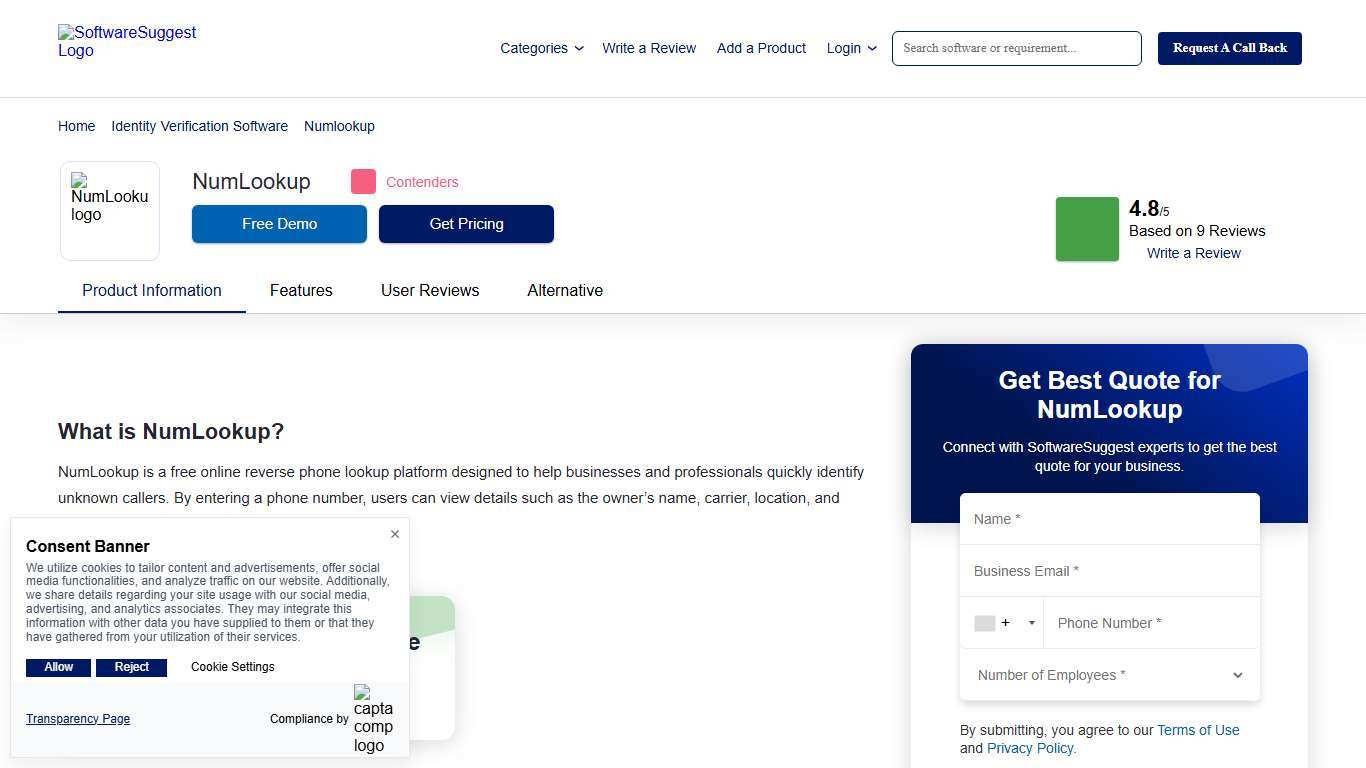 NumLookup: Pricing, Features, and Integration in 2026